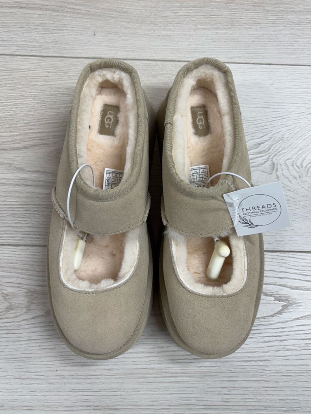 UGG Woman’s Bea Mary Jane Shoes with Sheeepskin Trim